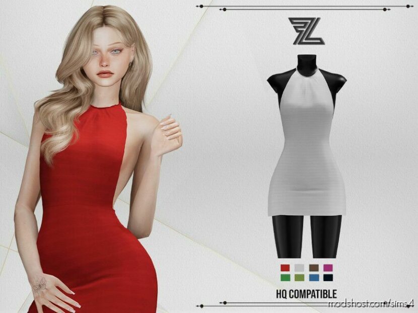 Sims 4 Adult Clothes Mod: Christa Dress (Featured)