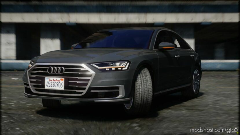 GTA 5 Audi Vehicle Mod: A8 Tfsi Quattro 2018 (Featured)