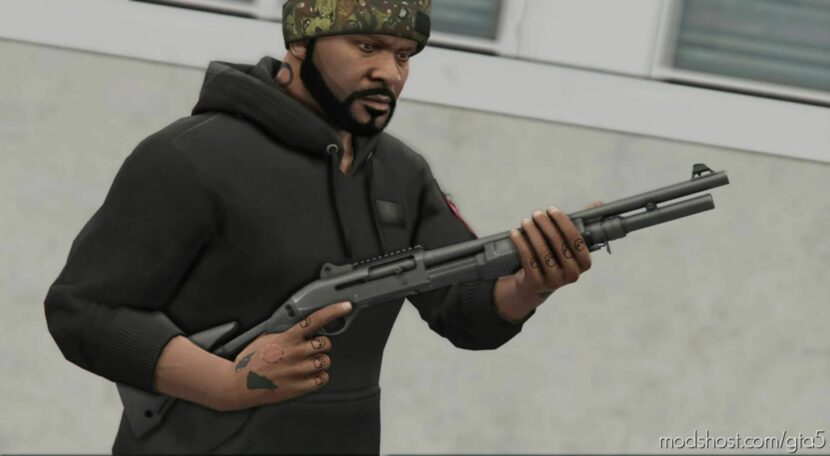 GTA 5 Weapon Mod: Eft-Benelli M3 Super 90 Animated (Featured)