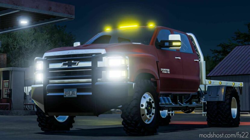 FS22 Chevrolet Car Mod: Silverado 4500 V1.2 (Featured)