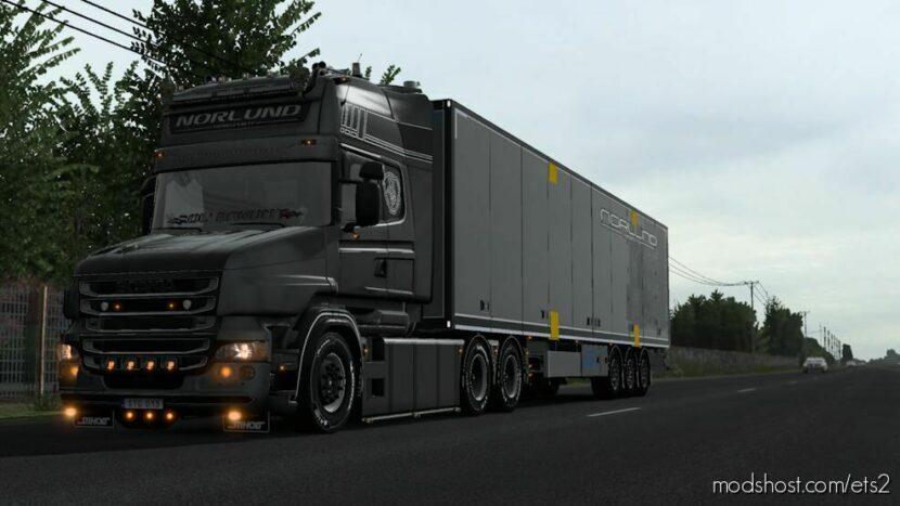 ETS2 Scania Skin Mod: T Grey Metallic (Featured)