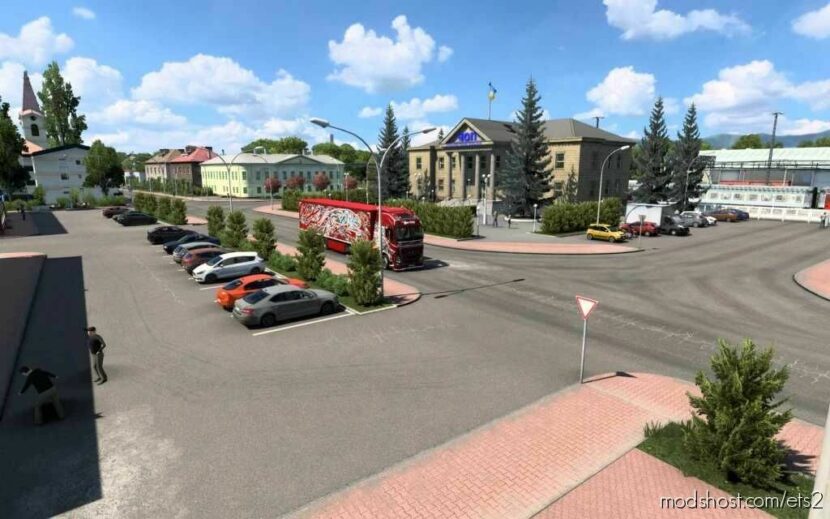 ETS2 ProMods Map Mod: Ukraine Expansion Promods Addon V0.11 (Featured)