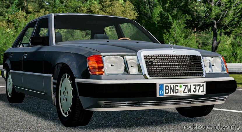 BeamNG Mercedes-Benz Car Mod: W124 V2.0 (Featured)