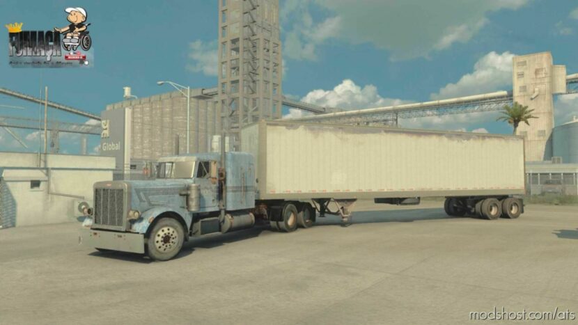 ATS Peterbilt Truck Mod: 359 + Rusted Paint For SCS Trailer 1.47 (Featured)