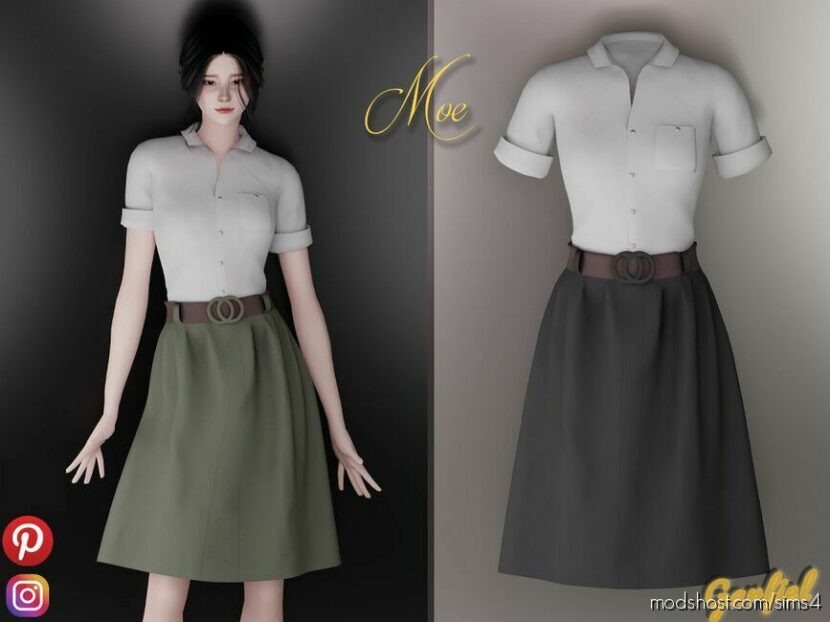 Sims 4 Everyday Clothes Mod: MOE – Stylish Vintage Outfit (Featured)