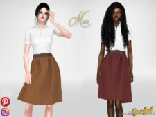 Sims 4 Everyday Clothes Mod: MOE – Stylish Vintage Outfit (Image #2)