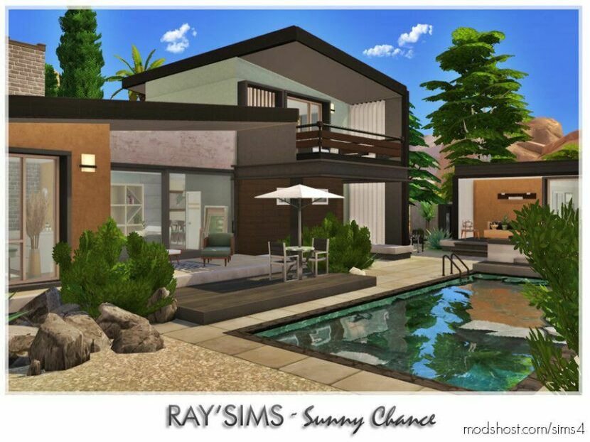 Sims 4 House Mod: Sunny Chance No CC (Featured)