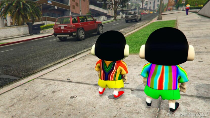 GTA 5 Player Mod: Shinchan Peds By VIP Mafia YT V1.1 (Featured)