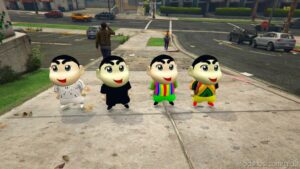 GTA 5 Player Mod: Shinchan Peds By VIP Mafia YT V1.1 (Image #4)