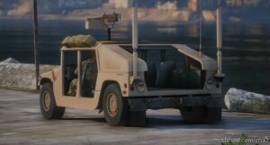 GTA 5 Vehicle Mod: Iraq Open TOP M1114 Up-Armored Humvee Add-On Five-M (Image #5)