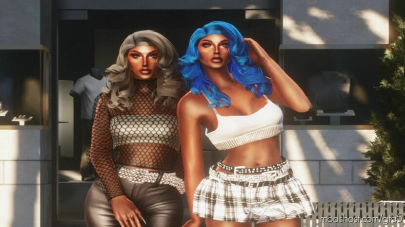 GTA 5 Player Mod: Wiley Hair For MP Female (Featured)