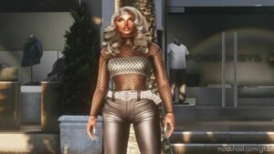 GTA 5 Player Mod: Wiley Hair For MP Female (Image #2)