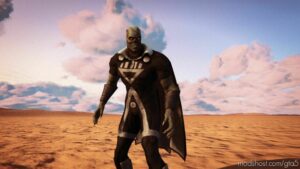 GTA 5 Player Mod: Blackest Night Martian Manhunter Add-On Ped/Cloth Physics (Image #3)