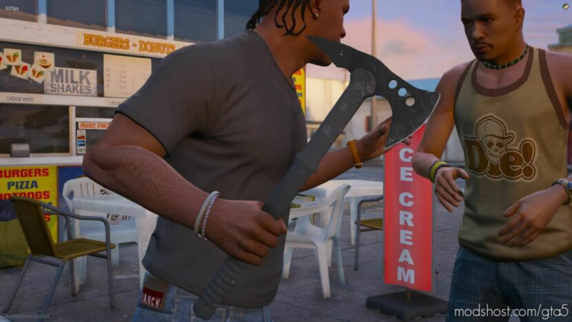 GTA 5 Weapon Mod: Tactical AXE (Featured)