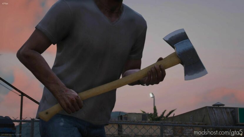 GTA 5 Weapon Mod: Double BIT AXE (Featured)