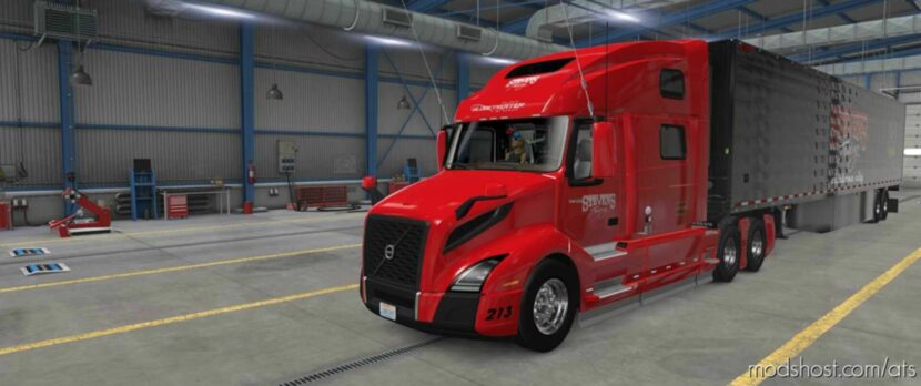 ATS Volvo Mod: 860 And Ruda REF Stevens Skin 1.47 (Featured)