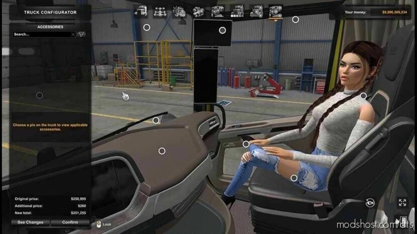 ATS Mod: Girls Passenger V1.3.1 1.47 (Featured)