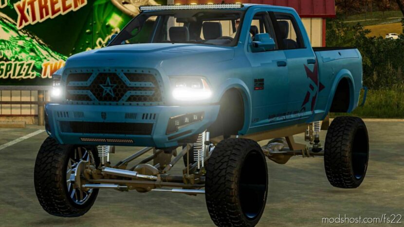 FS22 Dodge Car Mod: Sema RAM V1.1 (Featured)