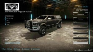 FS22 Dodge Car Mod: RAM 2500 Mega CAB 2021 (Image #2)