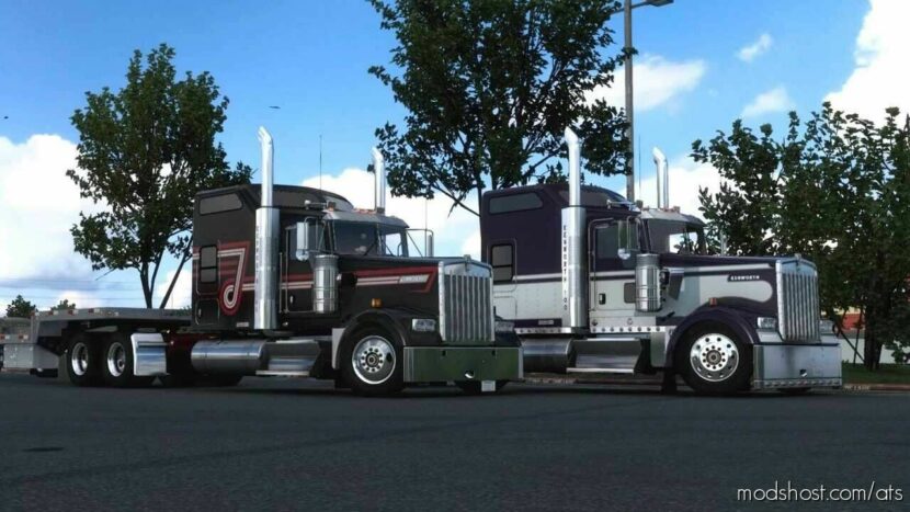 ATS Truck Mod: SCS W900 Flatglass V0.8 1.47 (Featured)