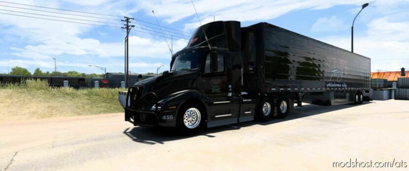 ATS Volvo Mod: 2018 300 CAB Stevens Skin Black 1.47 (Featured)