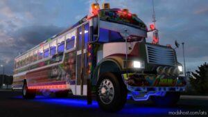 ATS Bus Mod: Diablo Rojo Thomas Panama 1.47 (Image #6)