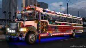 ATS Bus Mod: Diablo Rojo Thomas Panama 1.47 (Image #8)