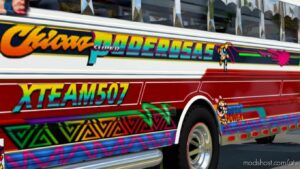 ATS Bus Mod: Diablo Rojo Thomas Panama 1.47 (Image #19)