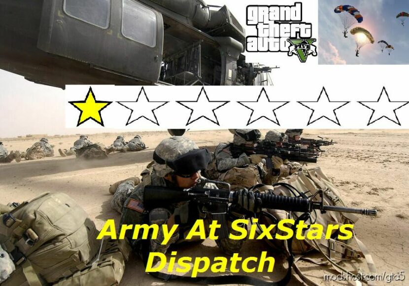 GTA 5 Script Mod: Army AT Sixstars Dispatch (Featured)