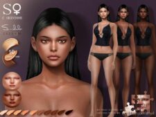 Sims 4 Female Mod: Sunny Female Skintones 0623 By S-Club (Featured)