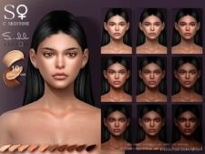 Sims 4 Female Mod: Sunny Female Skintones 0623 By S-Club (Image #2)