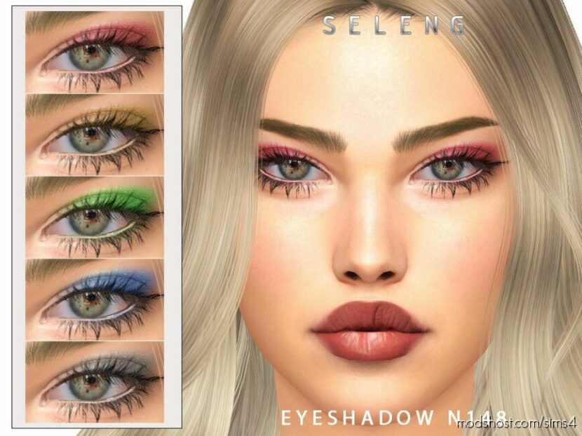 Sims 4 Female Makeup Mod: Eyeshadow N148 (Featured)