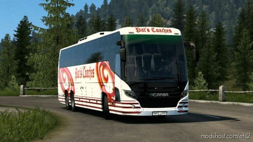 ETS2 Scania Bus Mod: Touring HD FIX (Featured)