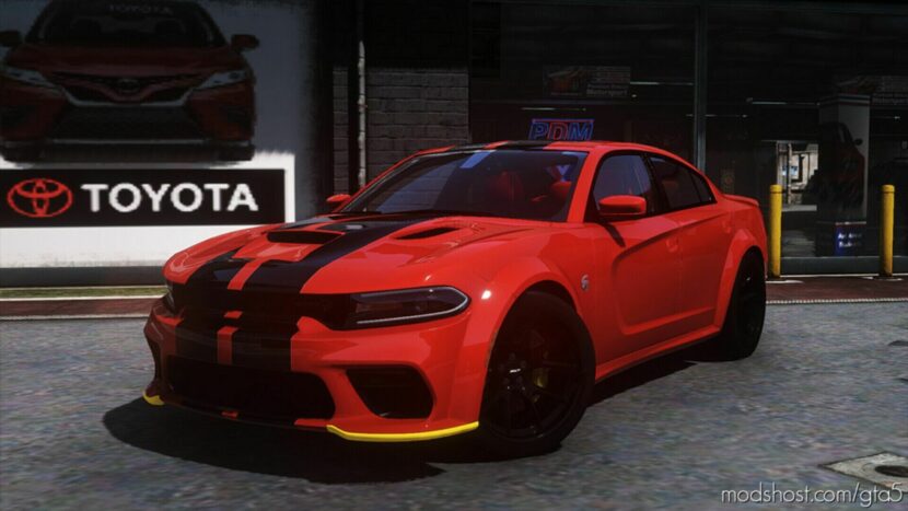 GTA 5 Dodge Vehicle Mod: 2023 Dodge Charger SRT Hellcat Redeye Jailbreak (2 Vers) (SP & Fivem) (Featured)