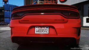 GTA 5 Dodge Vehicle Mod: 2023 Dodge Charger SRT Hellcat Redeye Jailbreak (2 Vers) (SP & Fivem) (Image #2)