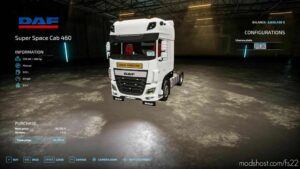 FS22 DAF Truck Mod: XF 460 Super Space CAB (Image #2)