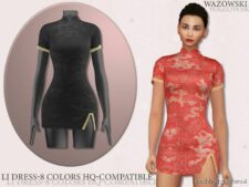 Sims 4 Elder Clothes Mod: LI Dress (Featured)