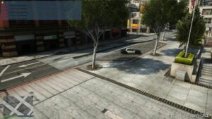 GTA 5 Map Mod: Mission ROW PD Parking Spot Orientation FIX (Mirrored) SP Replace/Fivem C1.2.5 (Image #4)