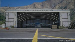 GTA 5 Map Mod: Opened Fort Zancudo Hangar (Image #2)