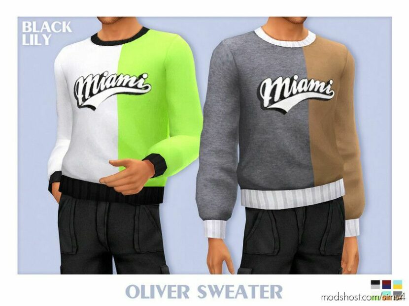 Sims 4 Adult Clothes Mod: Oliver Sweater (Featured)