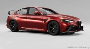 BeamNG Alfa Romeo Mod: Giulia Revamp Carbon Pack (Featured)