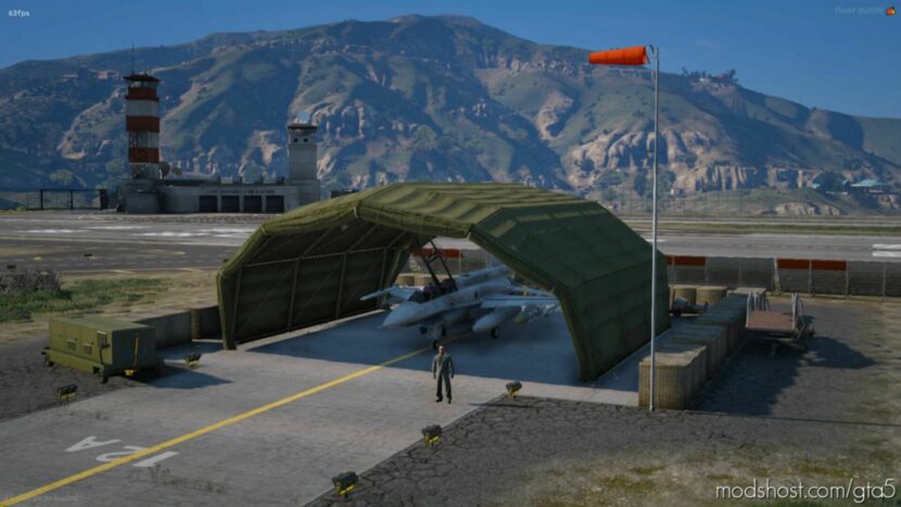 GTA 5 Map Mod: Fort Zancudo Better Hangars (Featured)