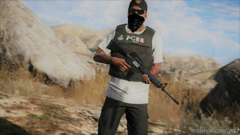 GTA 5 Player Mod: Sicario Frank LOS Zetas SET For Franklin (Featured)