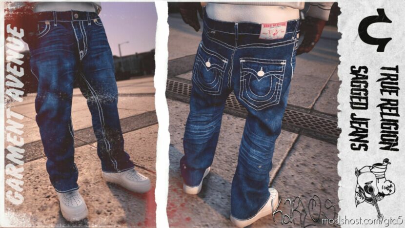 GTA 5 Player Mod: True Religion Sagged Jeans MP Male V1.1 (Featured)