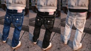 GTA 5 Player Mod: True Religion Sagged Jeans MP Male V1.1 (Image #3)