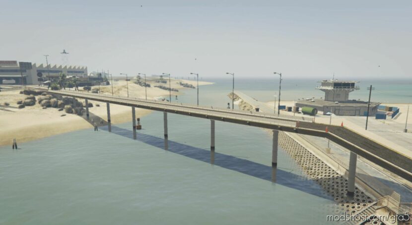 GTA 5 Mod: LA Puerta Bridge Menyoo | Ymap (Featured)