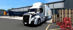 ATS Volvo Mod: 2018 300 Ruda REF Sysco Skin 1.48 (Image #3)