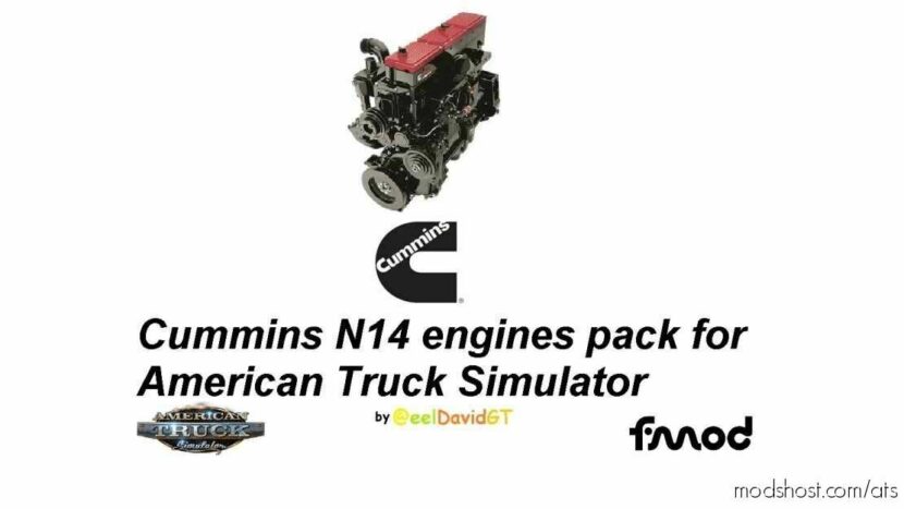 ATS Cummins Part Mod: N14 Engines Pack V1.6 1.47 (Featured)