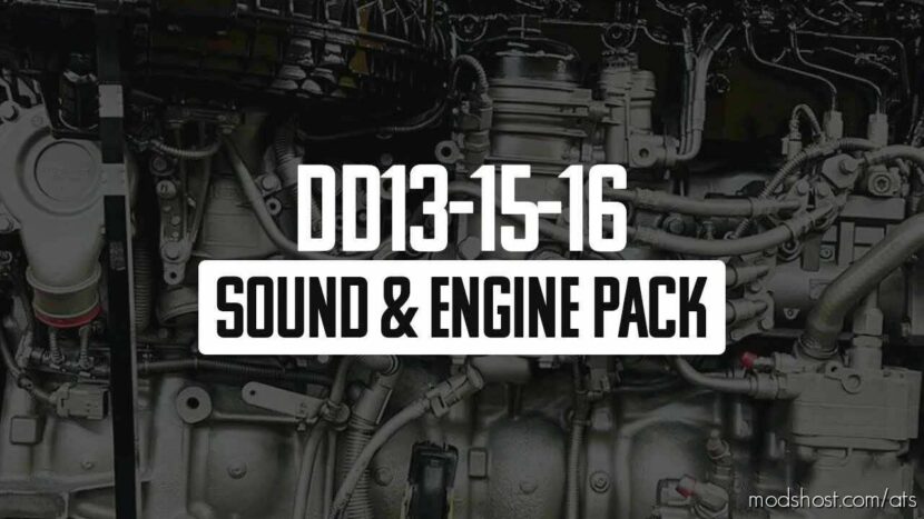 ATS Mod: DD13-15-16 Sound & Engine Pack 1.47 (Featured)