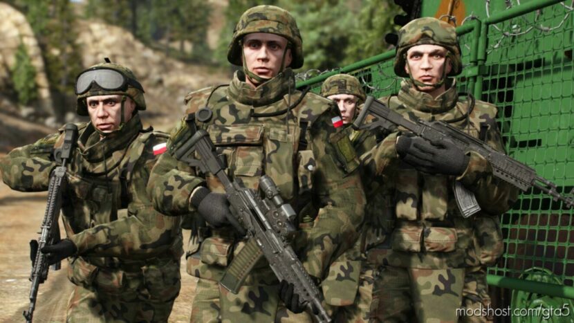 GTA 5 Player Mod: Polish Armed Forces Uniforms (Featured)